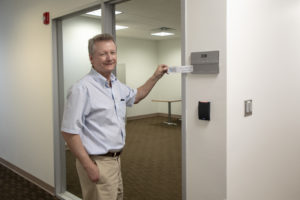 George Ferris getting Above and Beyond office settled at KEDC.